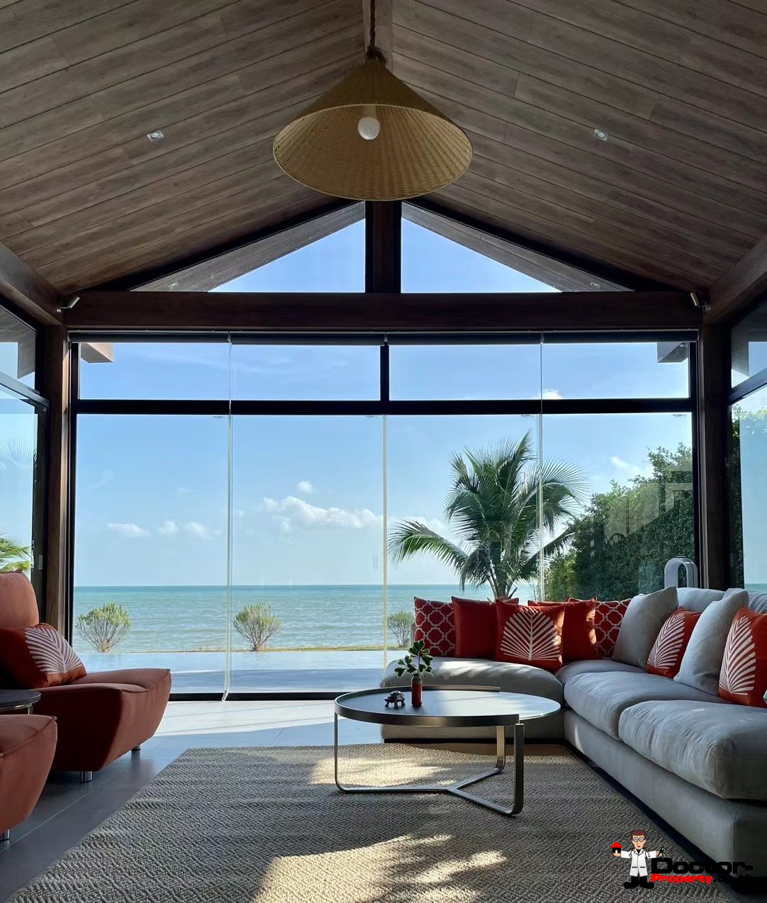 5 Bedroom Beachfront Villa – Na Mueang, Koh Samui – For Sale